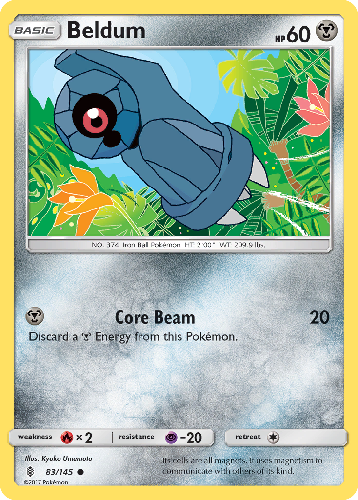 Beldum (83/145) [Sun & Moon: Guardians Rising] | Anubis Games and Hobby