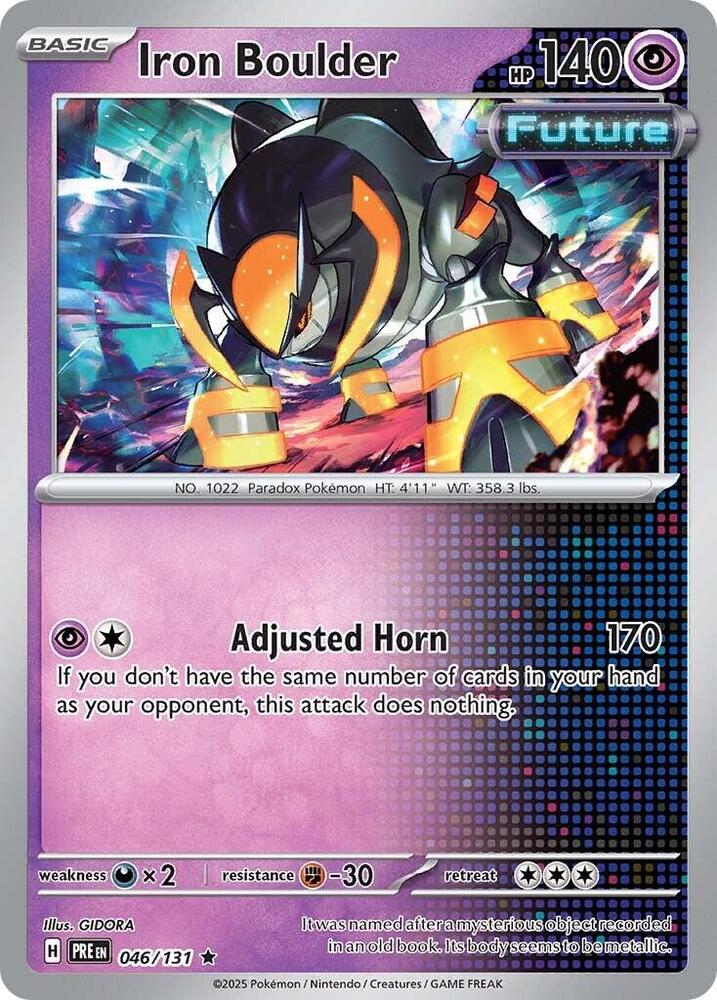 Iron Boulder (046/131) [Scarlet & Violet: Prismatic Evolutions] | Anubis Games and Hobby