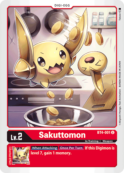 Sakuttomon [BT4-001] [Great Legend] | Anubis Games and Hobby