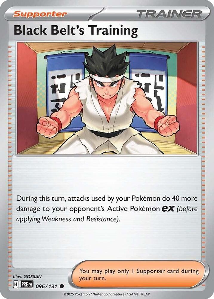 Black Belt's Training (096/131) [Scarlet & Violet: Prismatic Evolutions] | Anubis Games and Hobby