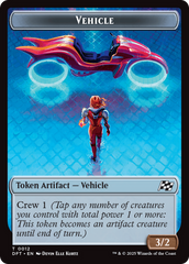 Vehicle // Pilot Double-Sided Token [Aetherdrift Tokens] | Anubis Games and Hobby