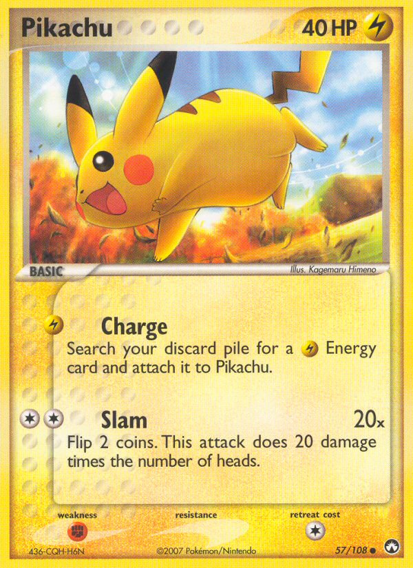 Pikachu (57/108) [EX: Power Keepers] | Anubis Games and Hobby
