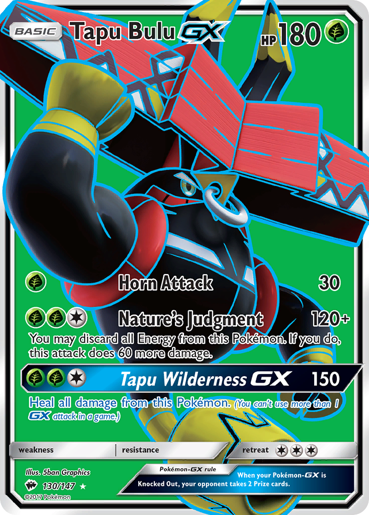 Tapu Bulu GX (130/147) [Sun & Moon: Burning Shadows] | Anubis Games and Hobby