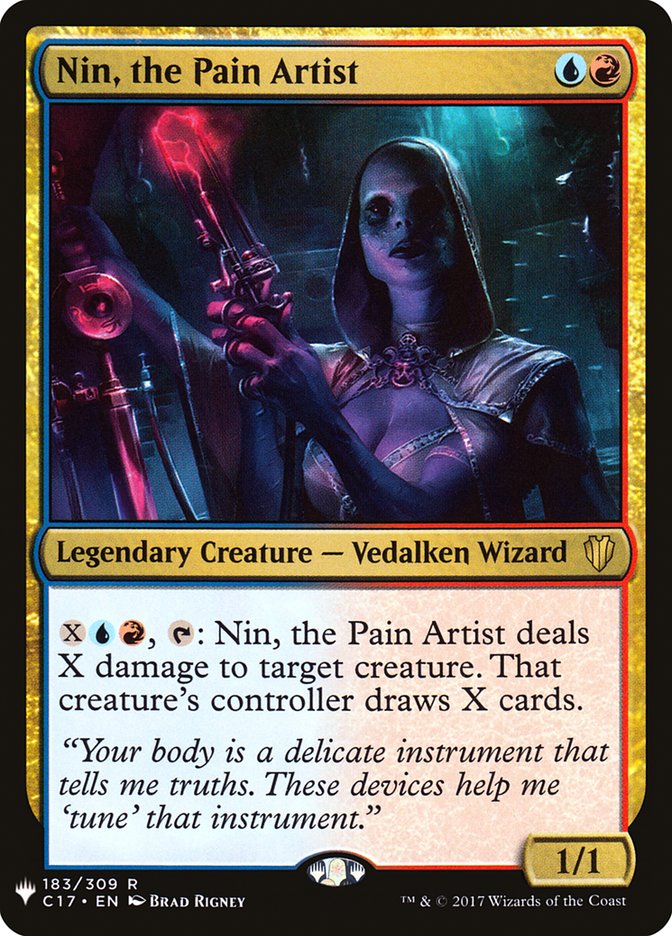 Nin, the Pain Artist [The List] | Anubis Games and Hobby