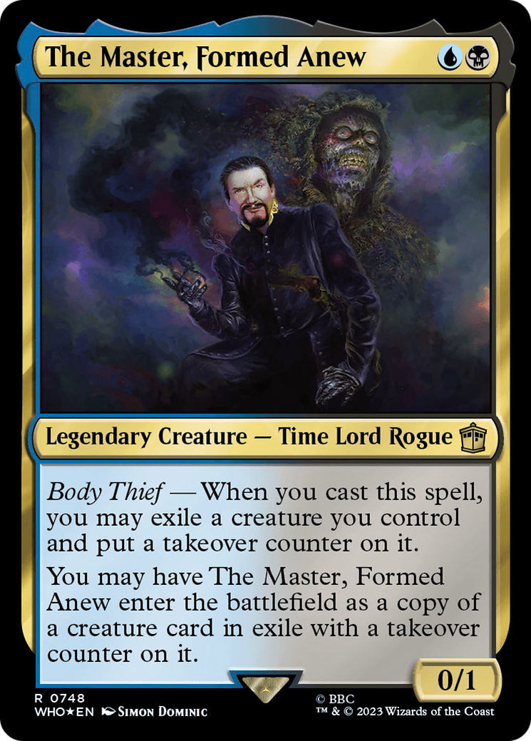 The Master, Formed Anew (Surge Foil) [Doctor Who] | Anubis Games and Hobby