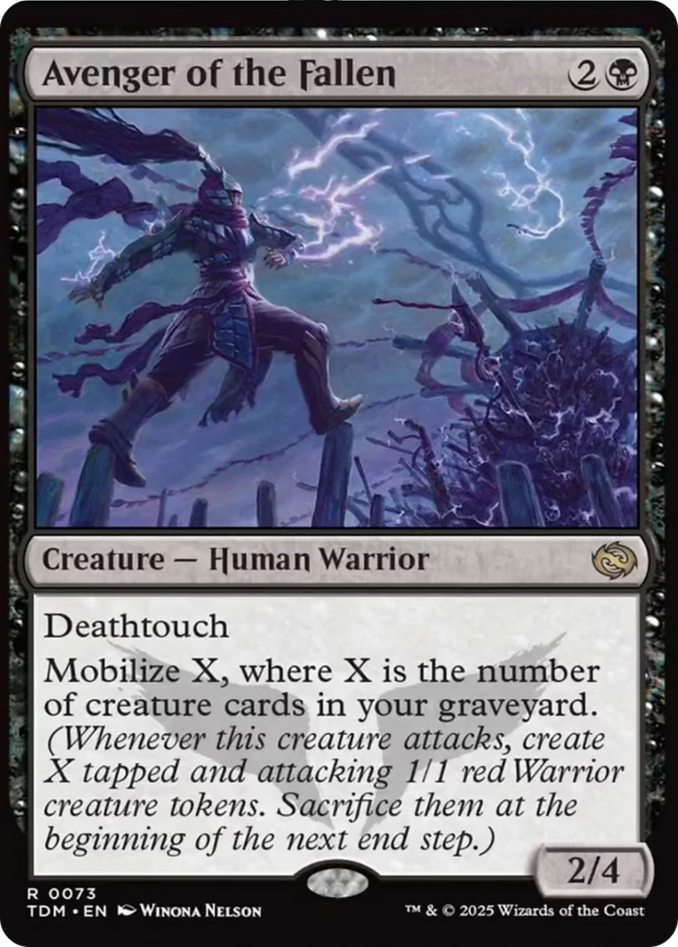 Avenger of the Fallen [Tarkir: Dragonstorm] | Anubis Games and Hobby