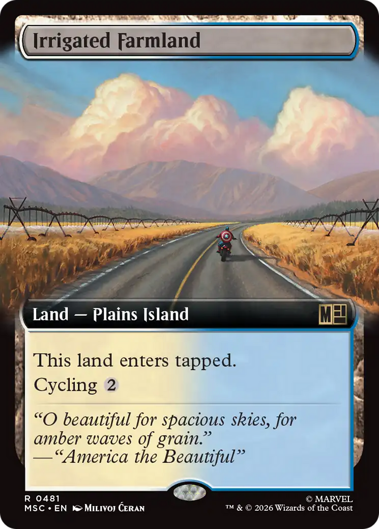 Irrigated Farmland (Extended Art) [Marvel Super Heroes Commander] | Anubis Games and Hobby
