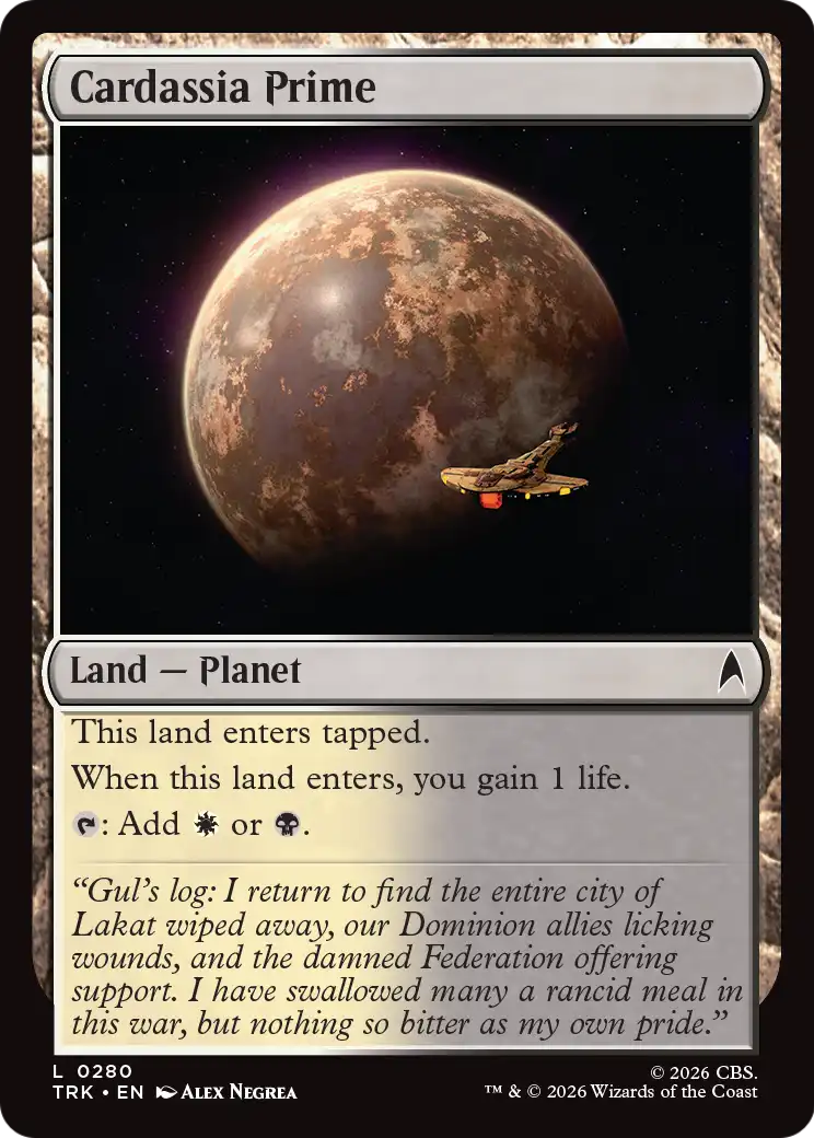 Cardassia Prime [Star Trek] | Anubis Games and Hobby