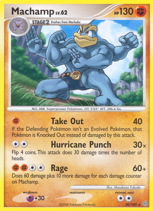 Machamp (20/100) [Diamond & Pearl: Stormfront] | Anubis Games and Hobby