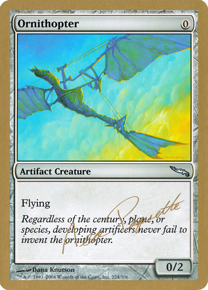 Ornithopter (Aeo Paquette) [World Championship Decks 2004] | Anubis Games and Hobby