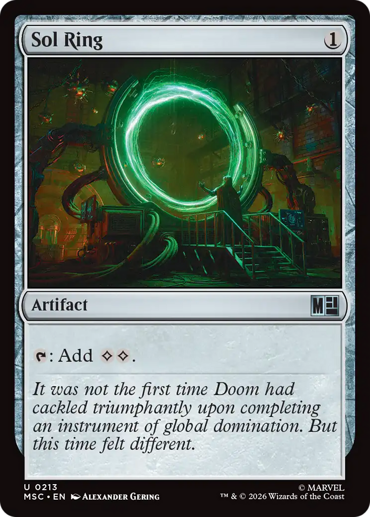 Sol Ring (0213) [Marvel Super Heroes Commander] | Anubis Games and Hobby
