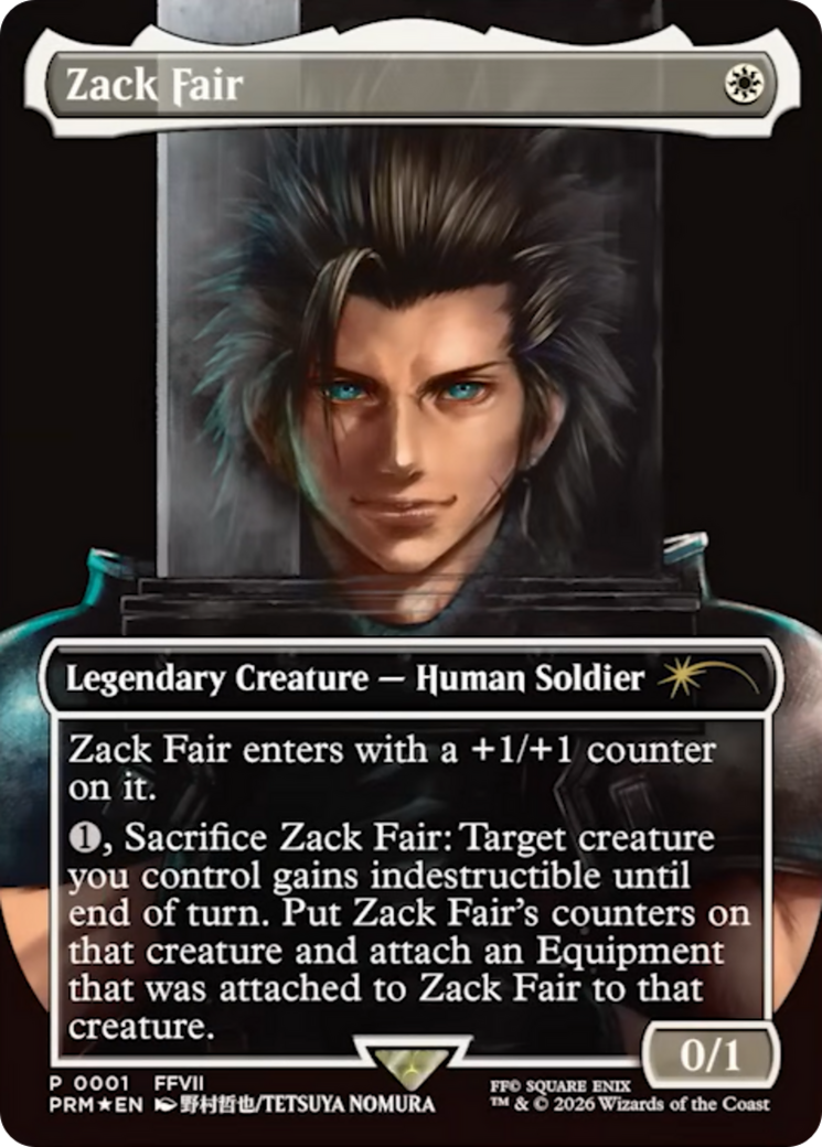Zack Fair [Media Promos] | Anubis Games and Hobby