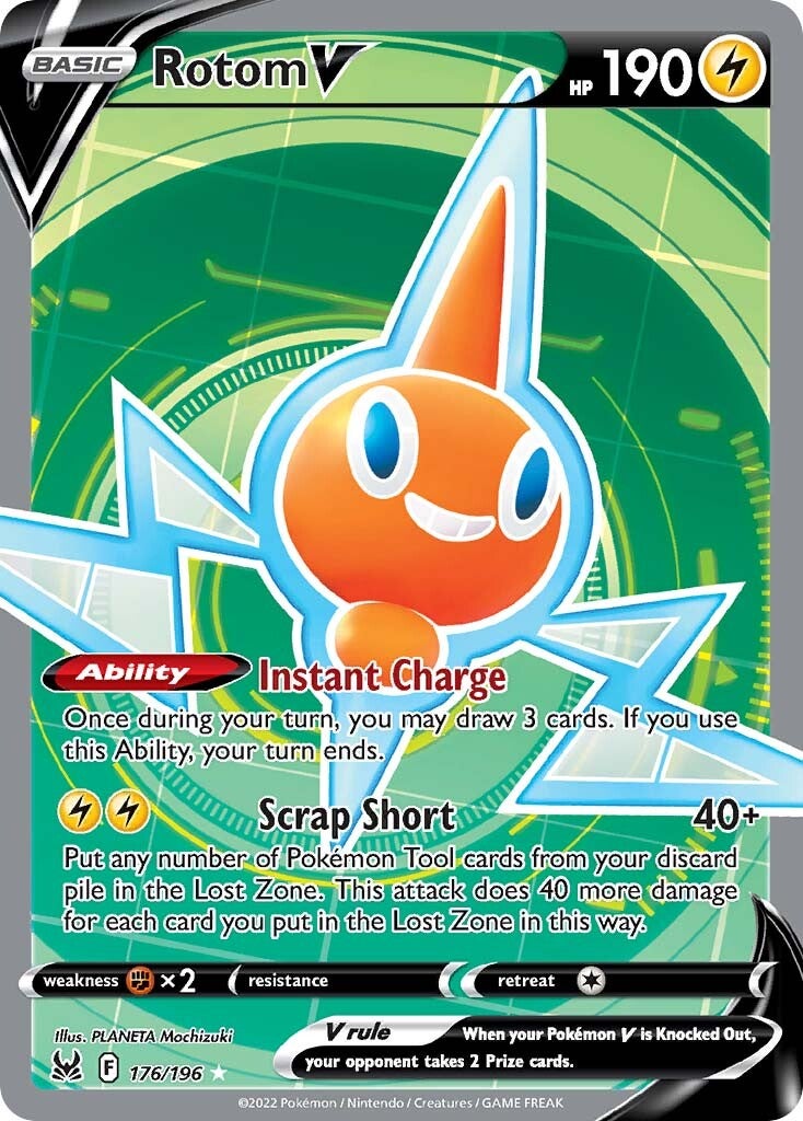 Rotom V (176/196) [Sword & Shield: Lost Origin] | Anubis Games and Hobby