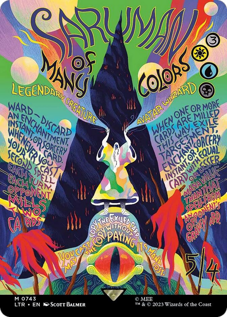Saruman of Many Colors (Borderless Poster) [The Lord of the Rings: Tales of Middle-Earth] | Anubis Games and Hobby