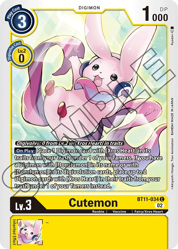 Cutemon [BT11-034] [Dimensional Phase] | Anubis Games and Hobby