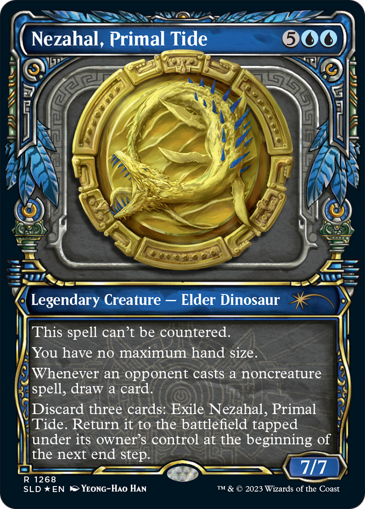 Nezahal, Primal Tide (Halo Foil) [Secret Lair Drop Series] | Anubis Games and Hobby