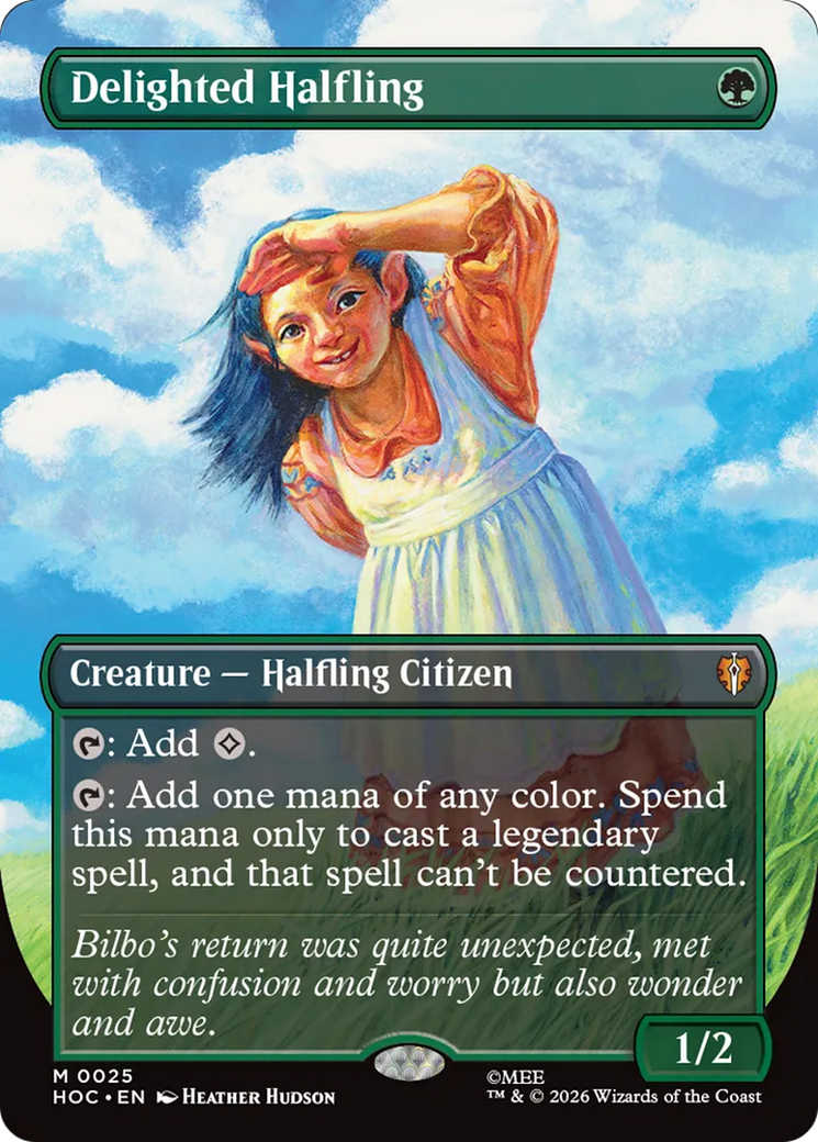Delighted Halfling (Borderless) [The Hobbit: Eternal-Legal] | Anubis Games and Hobby