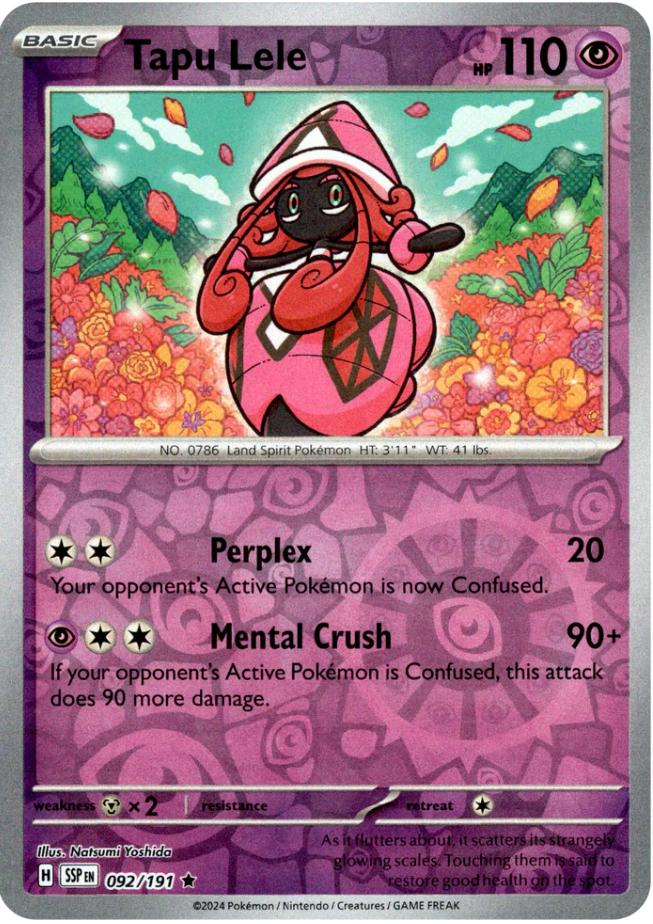 Tapu Lele (092/191) [Scarlet & Violet: Surging Sparks] | Anubis Games and Hobby