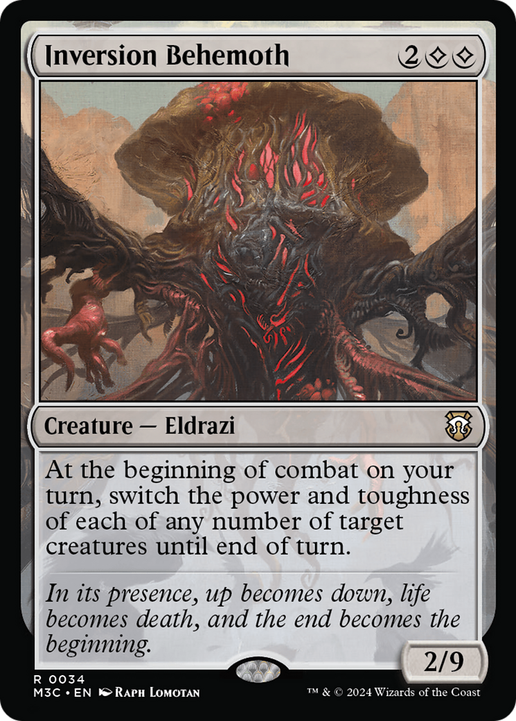 Inversion Behemoth [Modern Horizons 3 Commander] | Anubis Games and Hobby