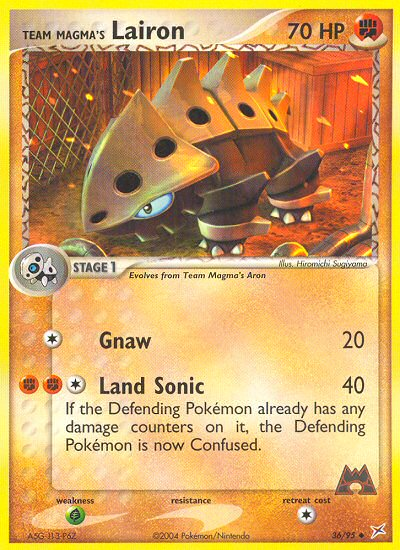 Team Magma's Lairon (36/95) [EX: Team Magma vs Team Aqua] | Anubis Games and Hobby