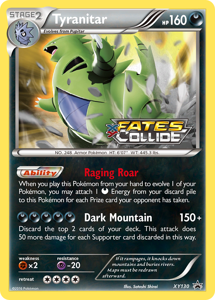 Tyranitar (XY130) [XY: Black Star Promos] | Anubis Games and Hobby