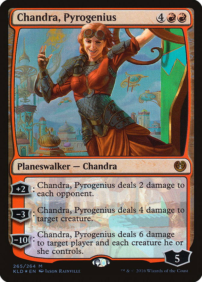 Chandra, Pyrogenius [Kaladesh] | Anubis Games and Hobby