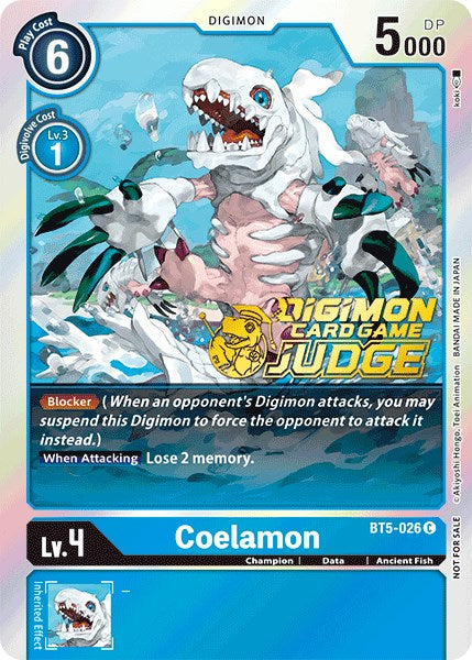 Coelamon [BT5-026] (Judge Pack 1) [Battle of Omni Promos] | Anubis Games and Hobby