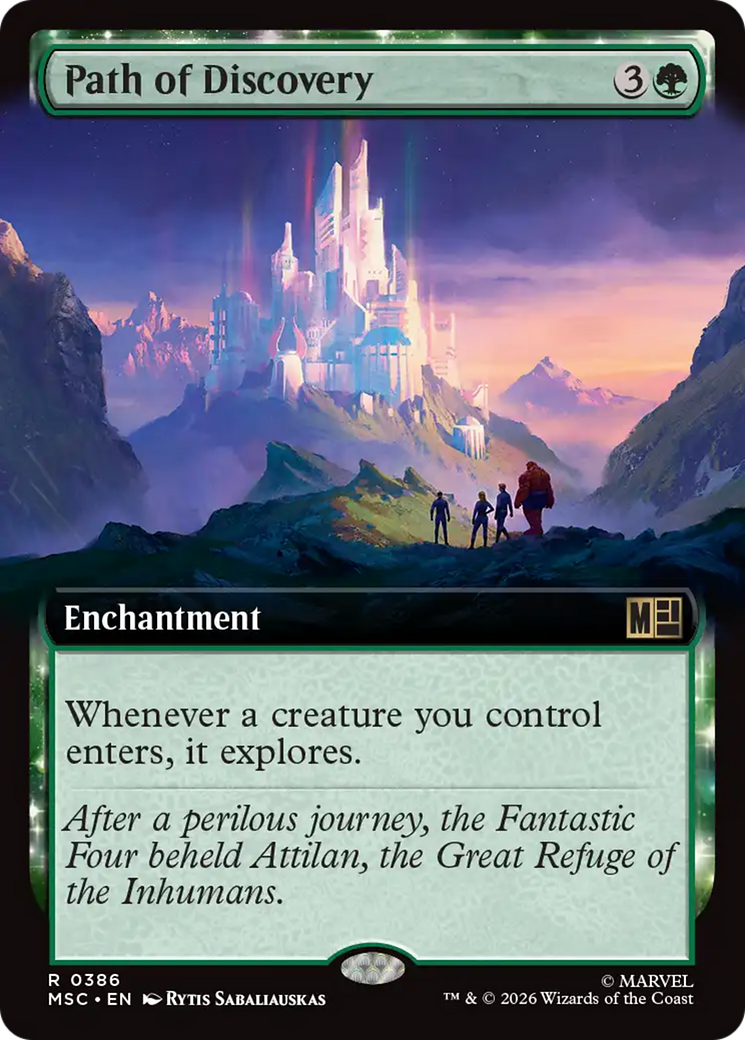 Path of Discovery (Extended Art) [Marvel Super Heroes Commander] | Anubis Games and Hobby