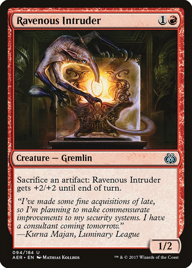 Ravenous Intruder [Aether Revolt] | Anubis Games and Hobby