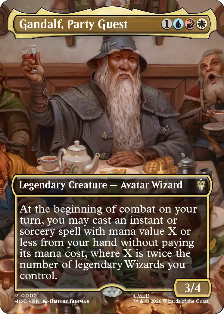 Gandalf, Party Guest (Borderless) [The Hobbit: Eternal-Legal] | Anubis Games and Hobby