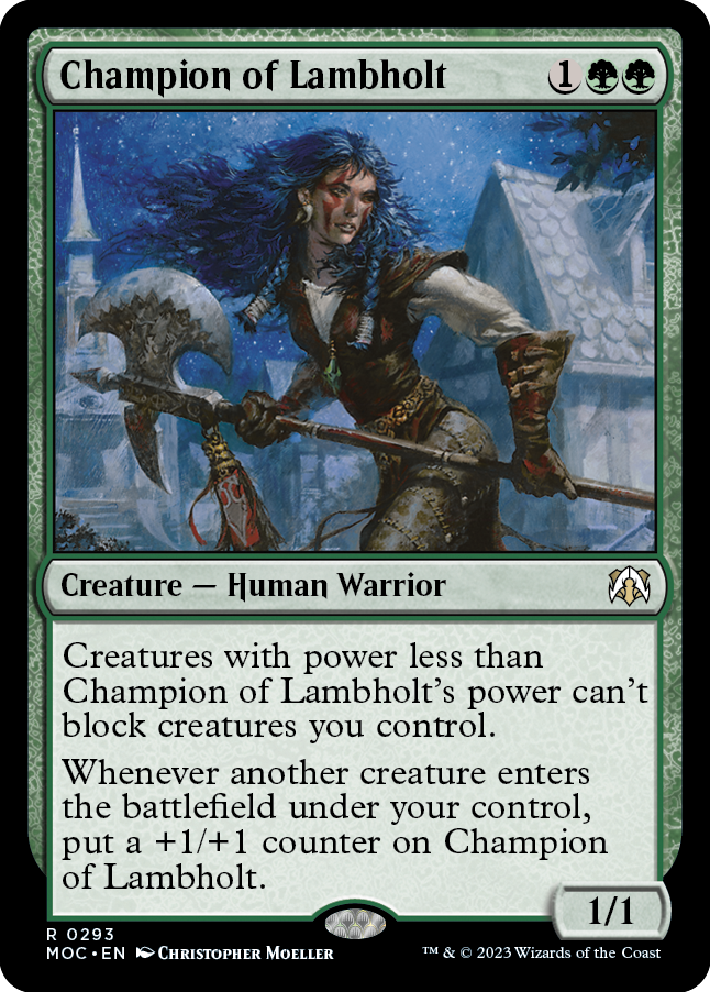 Champion of Lambholt [March of the Machine Commander] | Anubis Games and Hobby