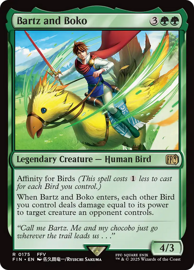 Bartz and Boko [FINAL FANTASY] | Anubis Games and Hobby