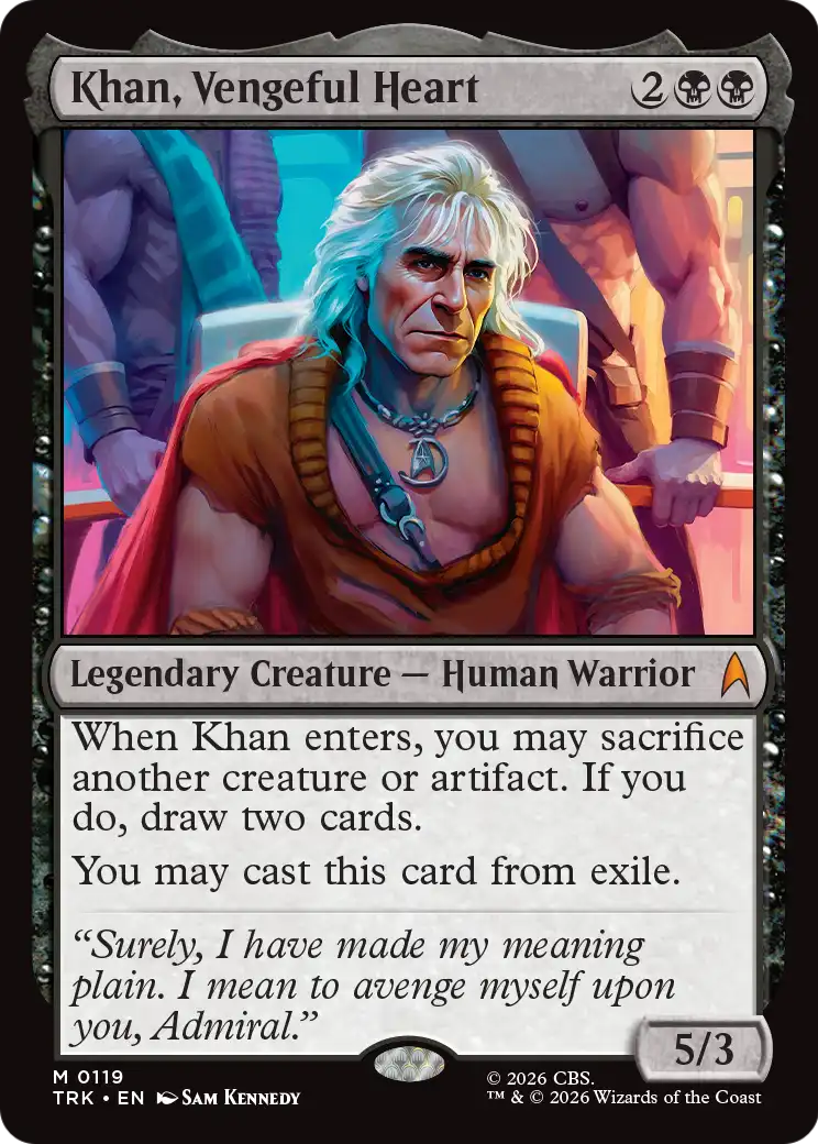 Khan, Vengeful Heart [Star Trek] | Anubis Games and Hobby