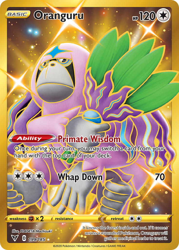 Oranguru (199/185) [Sword & Shield: Vivid Voltage] | Anubis Games and Hobby