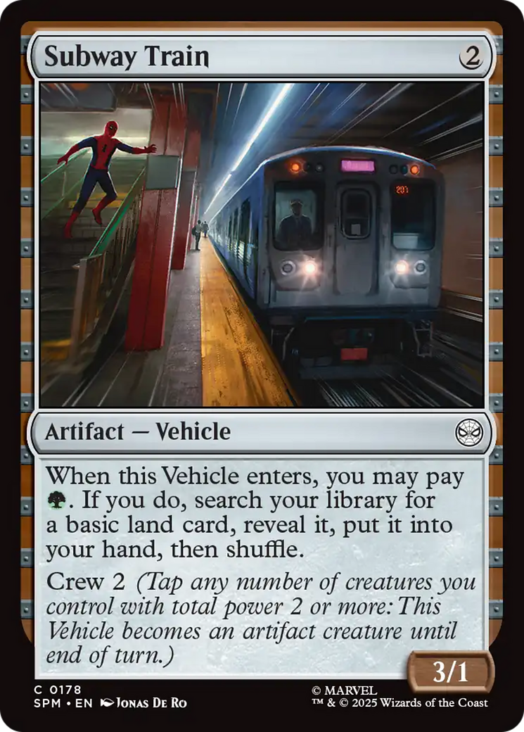 Subway Train [Marvel's Spider-Man] | Anubis Games and Hobby