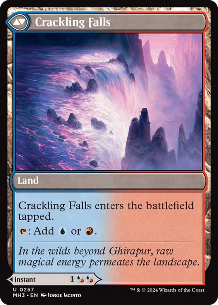 Rush of Inspiration // Crackling Falls [Modern Horizons 3] | Anubis Games and Hobby