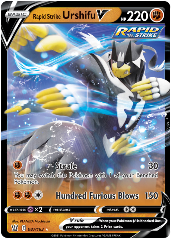 Rapid Strike Urshifu V (087/163) [Sword & Shield: Battle Styles] | Anubis Games and Hobby