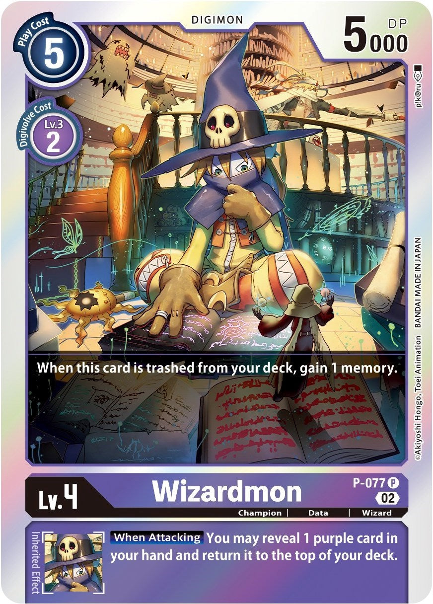 Wizardmon [P-077] (Alternate Art) [Starter Deck: Beelzemon Advanced Deck Set] | Anubis Games and Hobby