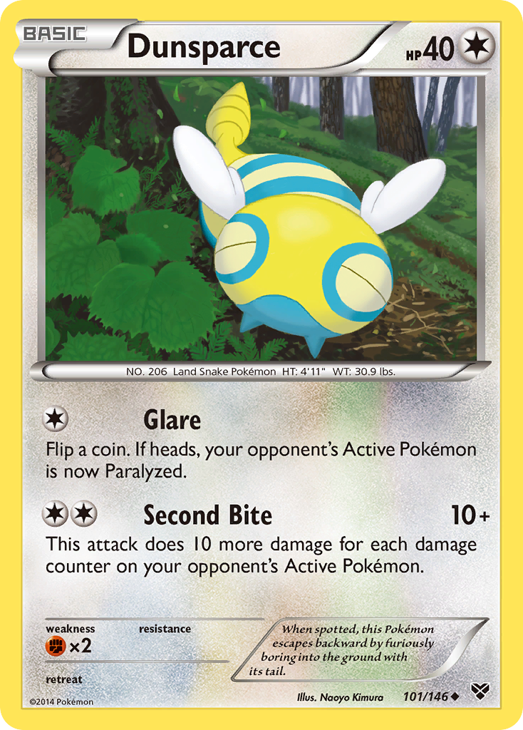 Dunsparce (101/146) [XY: Base Set] | Anubis Games and Hobby