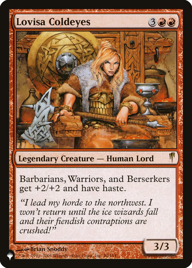 Lovisa Coldeyes [The List] | Anubis Games and Hobby