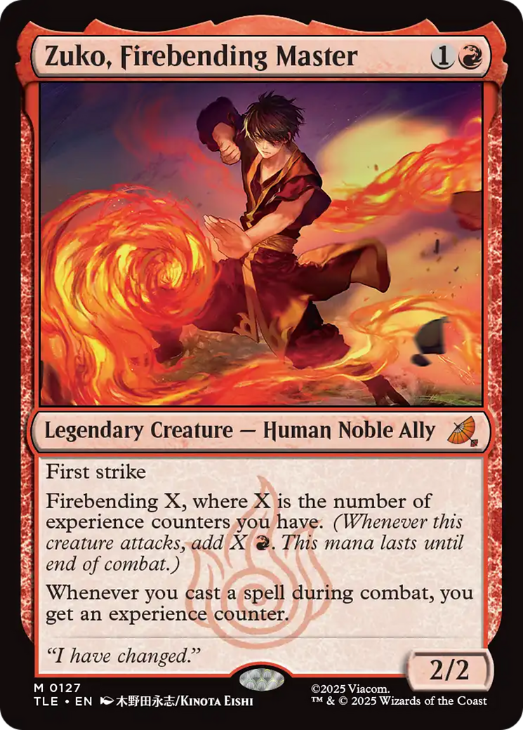 Zuko, Firebending Master [Avatar: The Last Airbender: Eternal-Legal] | Anubis Games and Hobby