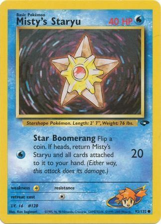 Misty's Staryu (92/132) [Gym Challenge Unlimited] | Anubis Games and Hobby