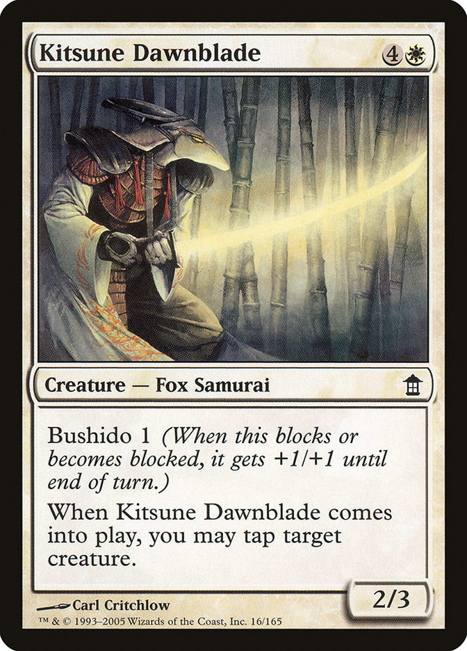 Kitsune Dawnblade [Saviors of Kamigawa] | Anubis Games and Hobby