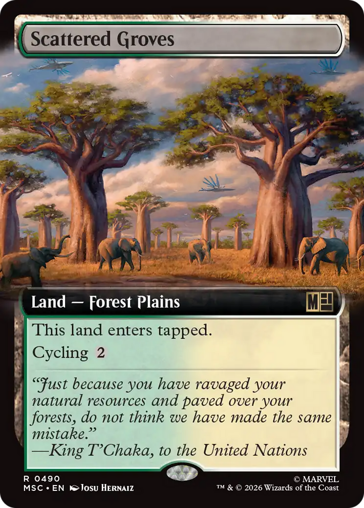 Scattered Groves (Extended Art) [Marvel Super Heroes Commander] | Anubis Games and Hobby