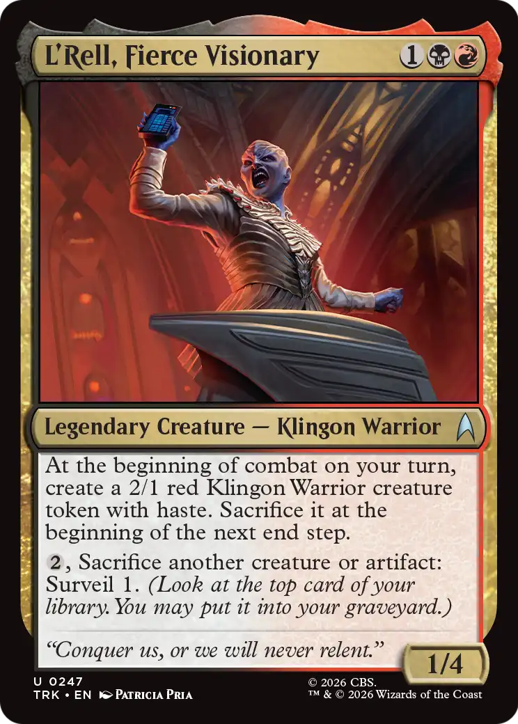 L'Rell, Fierce Visionary [Star Trek] | Anubis Games and Hobby