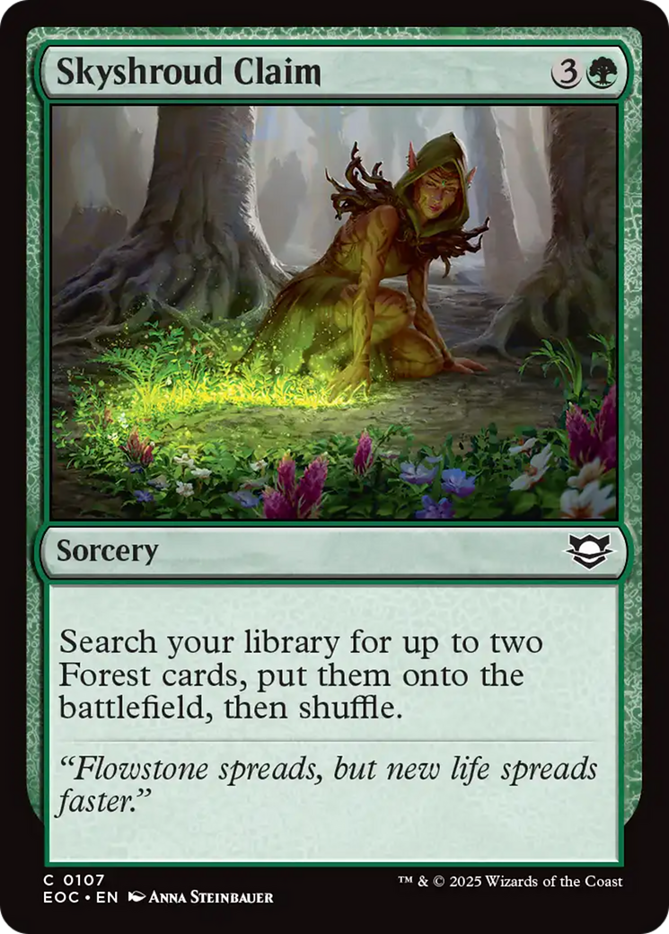 Skyshroud Claim [Edge of Eternities Commander] | Anubis Games and Hobby