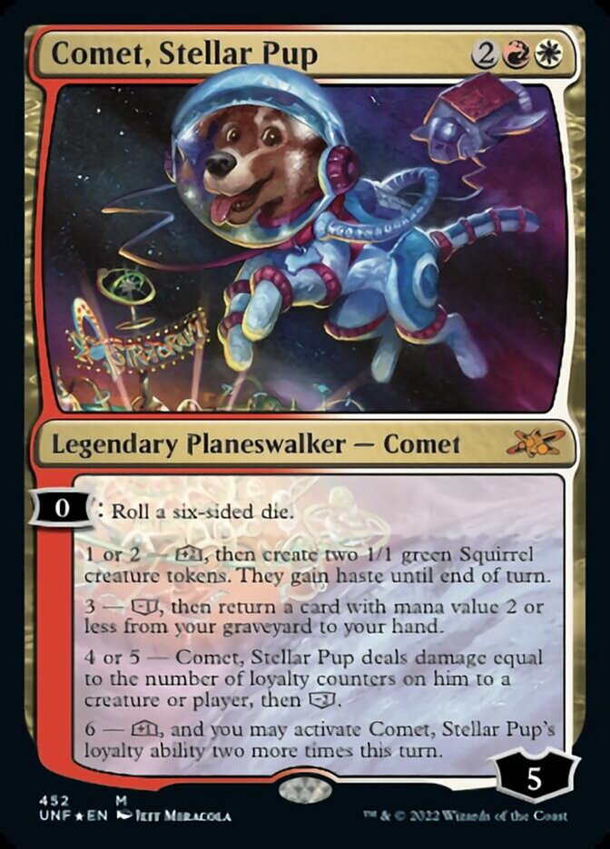 Comet, Stellar Pup (Galaxy Foil) [Unfinity] | Anubis Games and Hobby