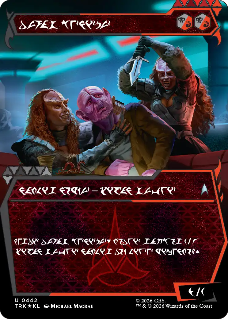 The Duras Sisters (Showcase) (Klingon) [Star Trek] | Anubis Games and Hobby