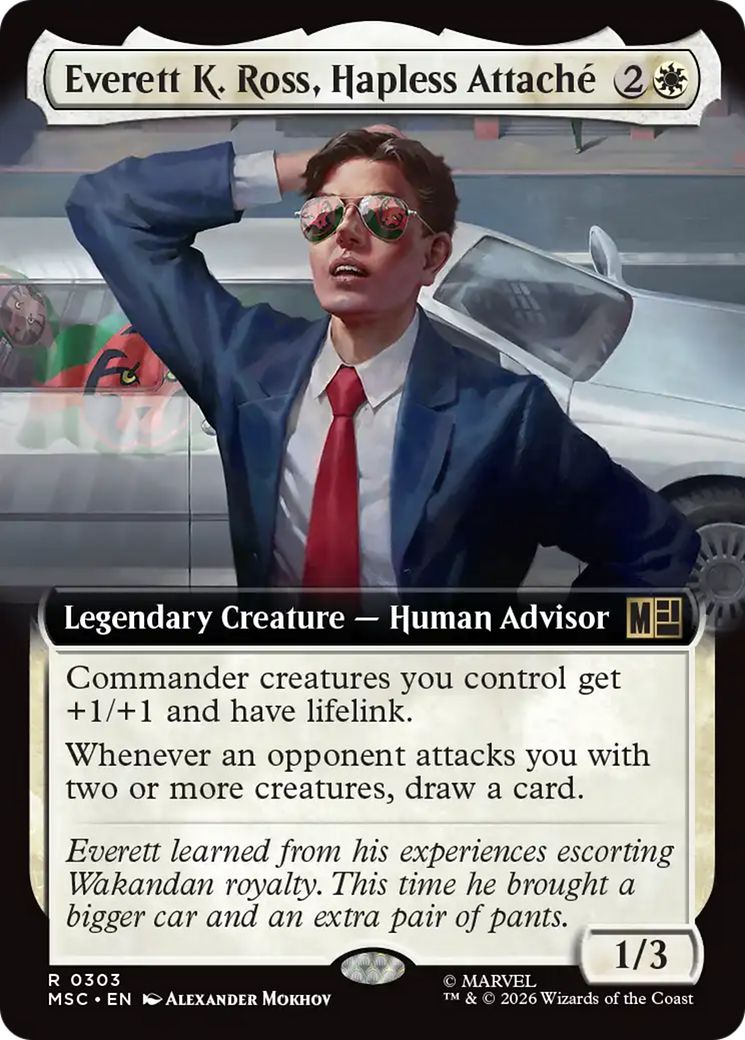 Everett K. Ross, Hapless Attache (Extended Art) [Marvel Super Heroes Commander] | Anubis Games and Hobby