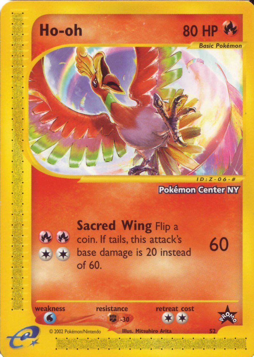 Ho-oh (52) (Pokemon Center NY Promo) [Wizards of the Coast: Black Star Promos] | Anubis Games and Hobby